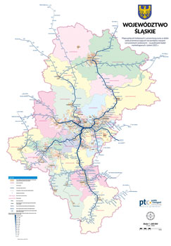 Mapa pocze kolejowych